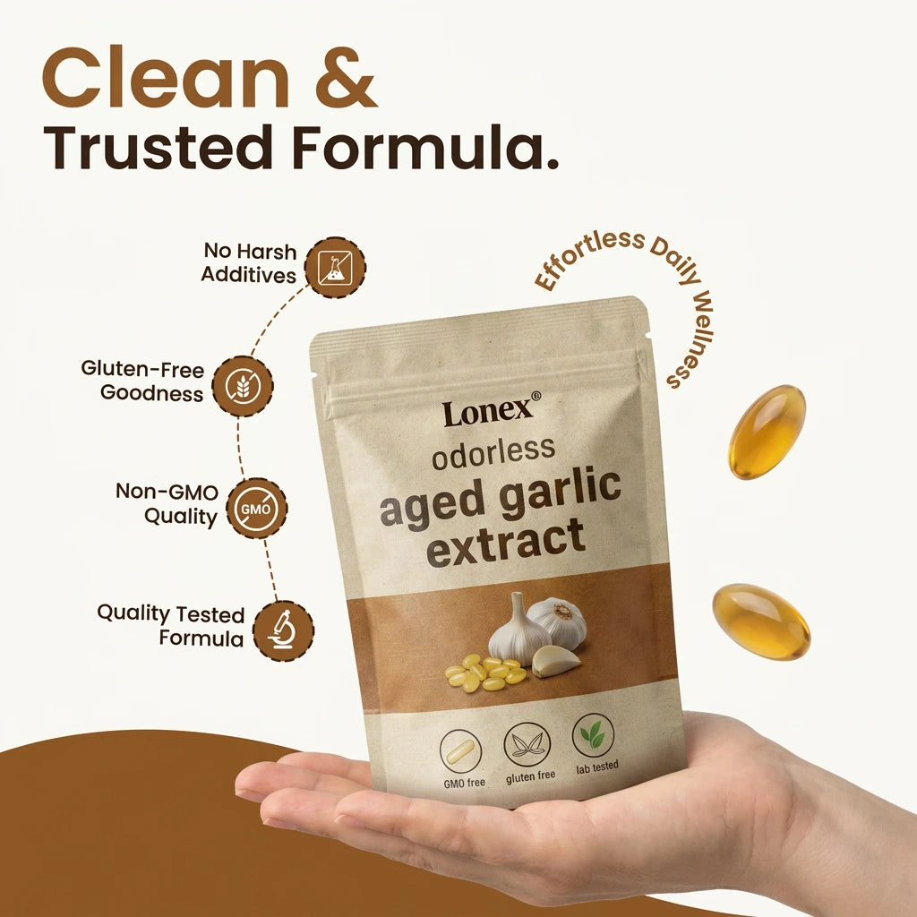 Aged Garlic Extract - 7500mg Odorless Softgels
