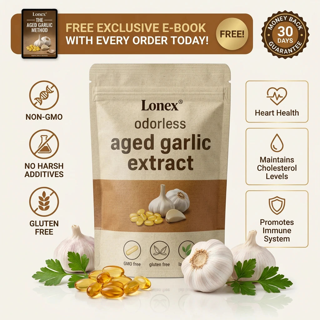 Aged Garlic Extract - 7500mg Odorless Softgels