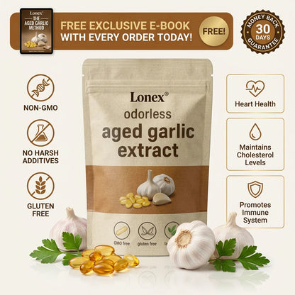 Aged Garlic Extract - 7500mg Odorless Softgels