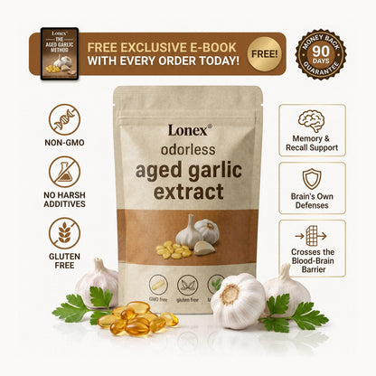 Aged Garlic Extract - 7500mg Odorless Softgels (Exclusive Offer)
